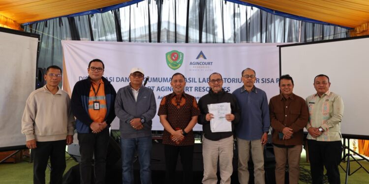 11 Tahun Air Sisa Proses Tambang Emas Martabe Selalu Patuhi Baku Mutu