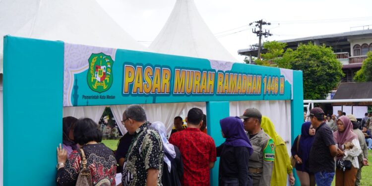 Pasar Murah Pemko Medan Sambut Ramadhan dan Idul Fitri 1446 H Dibuka