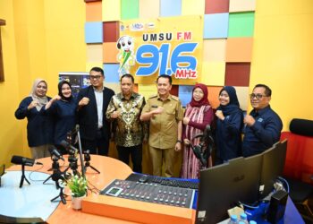 Lewat Radio, Pj Gubernur Agus Fatoni Sampaikan Apresiasi dan Keunggulan Sumut