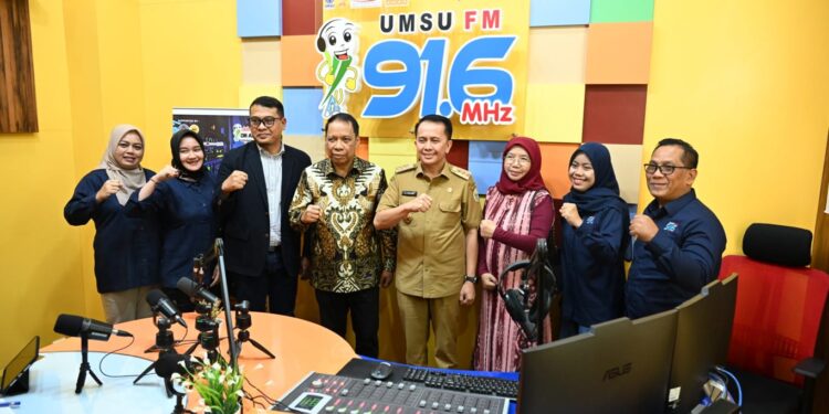 Lewat Radio, Pj Gubernur Agus Fatoni Sampaikan Apresiasi dan Keunggulan Sumut