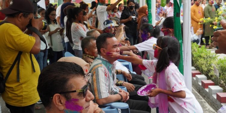 Pemko Medan Sambut Suka Cita Perayaan Festival Holi di Konjen India