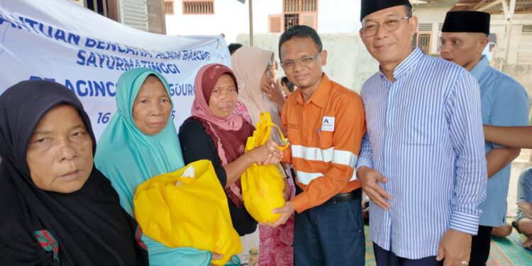 Agincourt Resources Salurkan Bantuan Rp987 juta untuk Korban Banjir Bandang di Tapanuli Selatan dan Padangsidimpuan
