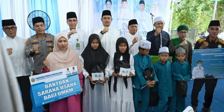 Gubernur Sumut Bobby Nasution Bersama Wagub Gelar Safari Ramadan Perdana di Medan
