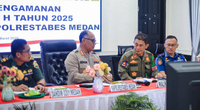 Rapat Lintas Sektoral, Pemko Medan Siap Dukung Pengamanan Idul Fitri 1446 H