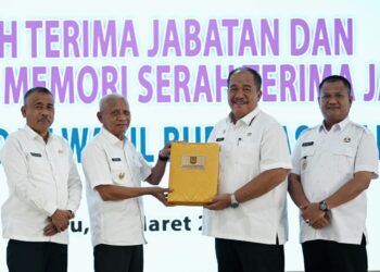 Serah Terima Jabatan Bupati Asahan, Wagub Sumut Surya Ajak Selaraskan Pembangunan Pemkab dan Pemprov