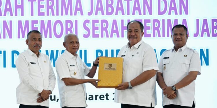 Serah Terima Jabatan Bupati Asahan, Wagub Sumut Surya Ajak Selaraskan Pembangunan Pemkab dan Pemprov