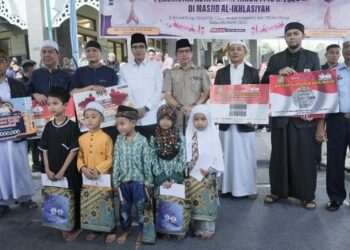 Safari Ramadan Pertama Rico Waas di Masjid Ikhlas Iyah Medan Denai