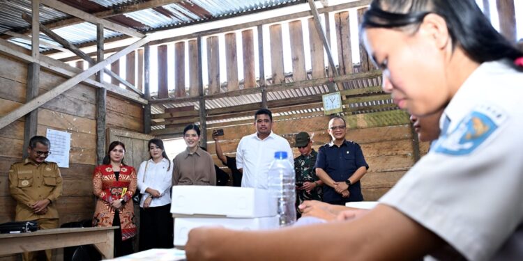 Selain Bangun Jembatan dan Jalan di Nias, Gubernur Sumut Bobby Nasution Juga Perbaiki Sekolah Kurang Layak