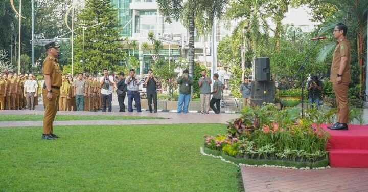 Pimpin Apel Perdana di Balai Kota, Wali Kota Medan : Pemko Medan Harus Bisa Jadi Keluarga Bagi Masyarakat