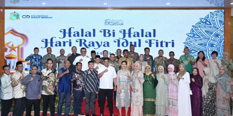 Halalbihalal dengan Seluruh Kepala Daerah,  Gubernur Sumut Bobby Nasution Sebut sebagai Semangat Kolaborasi