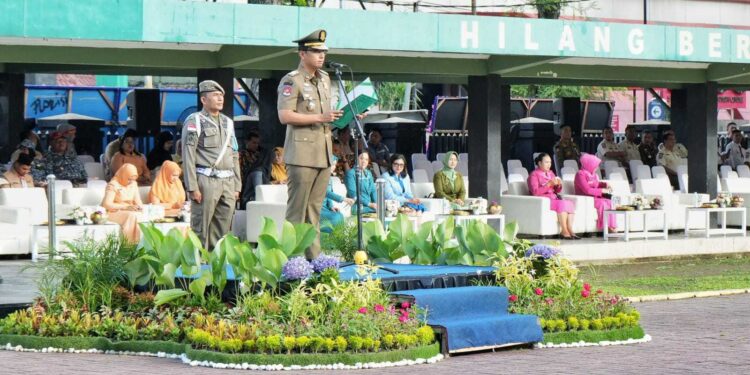 Pimpin Upacara HUT Satpol PP & Satlinmas, Rico Waas :Bukan Sekedar Simbol, Tapi Pilar Utama Wujudkan Ruang Sosial Aman, Nyaman dan Tertib
