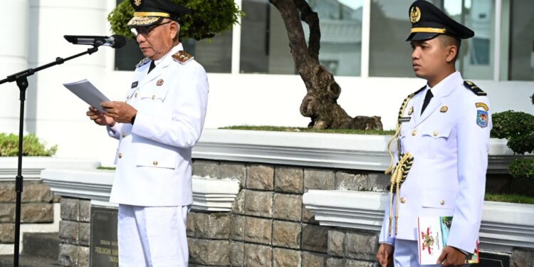 Wagub Sumut Pimpin Upacara Peringatan Hari Otda ke-29,  Serukan Sinergi dan Koloaborasi Solid Antartingkat Pemerintah