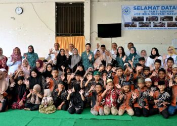 Ketua TP PKK Kahiyang Ayu Peringati HUT Sumut Bersama Anak-anak Panti Asuhan
