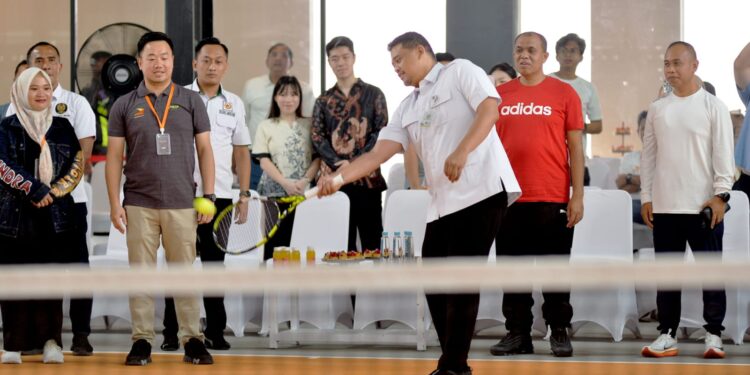 Buka Kejurnas Tenis Lapangan Tidar Sumut,  Bobby Nasution Tekankan Pentingnya Peran Anak Muda