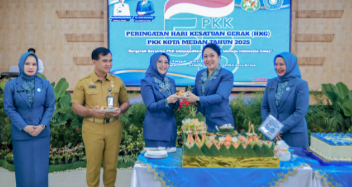 TP PKK Kota Medan Gelar Peringatan HKG PKK ke- 53, Airin Rico Waas: Momen untuk Perkuat Semangat Gerakan Pemberdayaan Keluarga