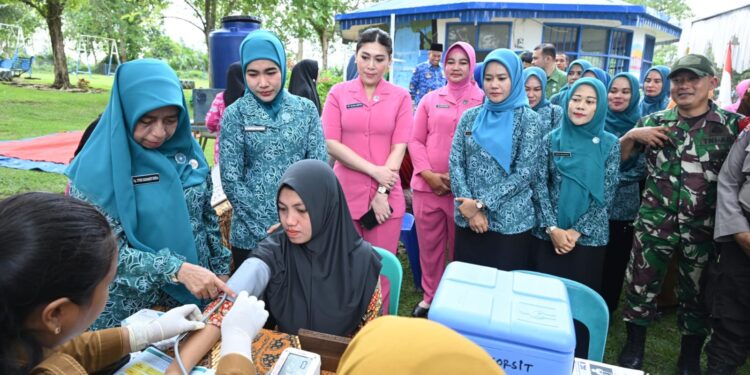 Tinjau Posyandu di Labusel, Wakil Ketua TP Posyandu Sumut Ajak Masyarakat Rutin ke Posyandu