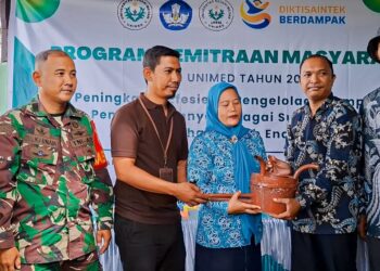 Wujudkan Program Rico Zaki, Kelurahan Tanah Enam Ratus Marelan Gandeng UNIMED Edukasi Pengelolaan Sampah Sebagai Sumber Energi