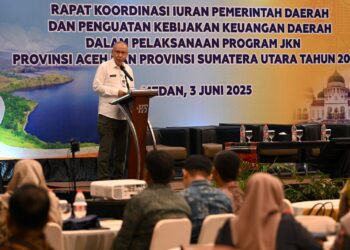 Buka Rakor Penguatan Kebijakan Keuangan Daerah untuk JKN,  Pj Sekdaprov Sumut Optimis Capai Target UHC