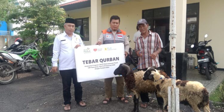Harmoni Berbagi, Terangi Negeri: Tebar Qurban PLN Indonesia Power UBP Kamojang PLTP Gunung Salak Bersama Rumah Zakat