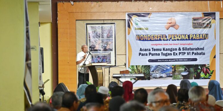 Wagub Sumut Berkisah sebagai ‘Anak Kebon’ di Hadapan Pensiunan PTPN IV Pabatu