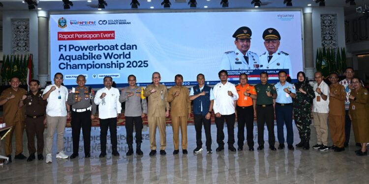 Pemprov Sumut Pastikan Kesiapan Aquabike dan F1 Powerboat 2025