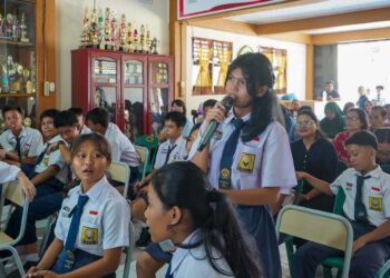 Pemko Sosialisasikan Anti Perundungan di SMPN 10 Medan