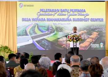 Peresmian Pembangunan Jembatan Wihara Mahakaruna Buddhist Center, Wagub Surya: Simbol Kerukunan Antarumat Beragama di Sumut