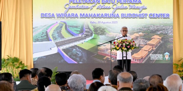 Peresmian Pembangunan Jembatan Wihara Mahakaruna Buddhist Center, Wagub Surya: Simbol Kerukunan Antarumat Beragama di Sumut