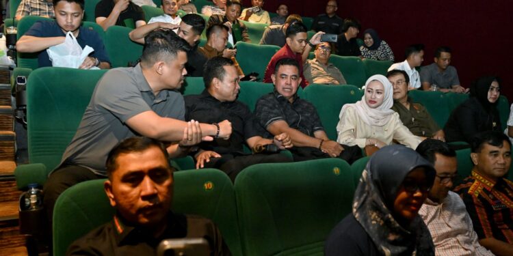 Gubernur Sumut Bobby Nasution Bersama Forkopimda Nobar Film Believe