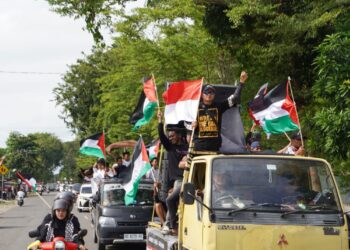 UBN Serukan Boikot Israel di Indonesia Peace Convoy Sinjai–Bulukumba