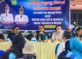 Serap Aspirasi dan Keluhan Warga Kecamatan Medan Area, Rico Waas Apresiasi Pemanfaatan Lahan Tidur Untuk Jadi Produktif