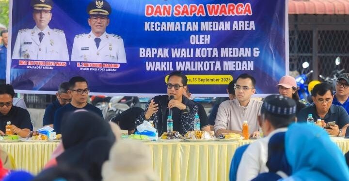Serap Aspirasi dan Keluhan Warga Kecamatan Medan Area, Rico Waas Apresiasi Pemanfaatan Lahan Tidur Untuk Jadi Produktif