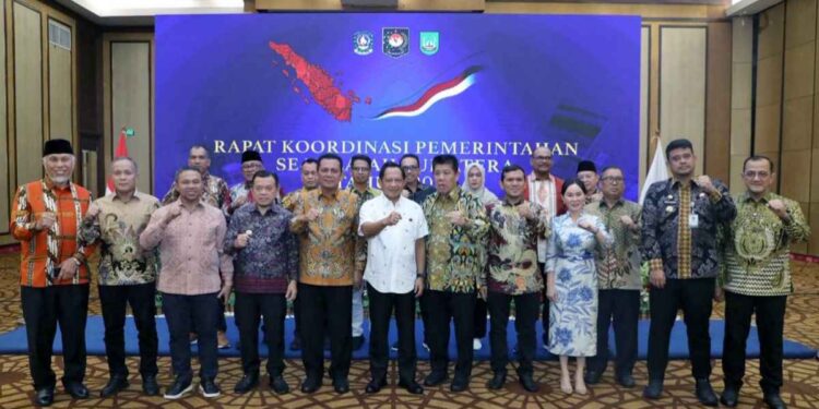 Hadiri Rakor Gubernur se-Sumatera,  Pemprov Sumut Komit Laksanakan Percepatan Program Prioritas Presiden RI