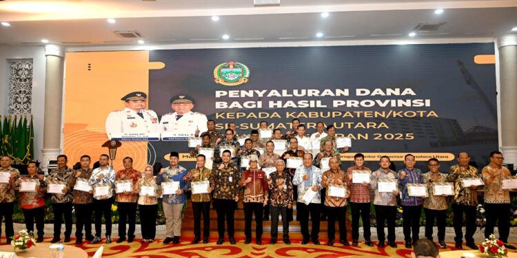Distribusikan Lagi DBH ke Kabupaten/Kota Rp601 Miliar, Bobby Nasution Harap Dimaksimalkan untuk Kesejahteraan Rakyat