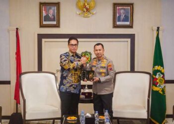 Rico Waas Sambut Kunjungan Kapolrestabes Medan, Bersinergi Atasi Permasalahan Kota