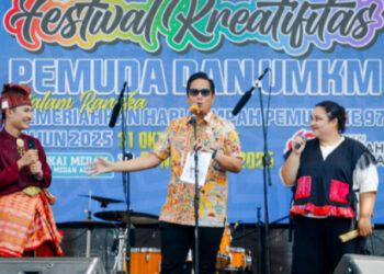 Buka Festival Kreatifitas Pemuda dan UMKM, Rico Waas: Melalui Kreatifitas Pemuda Tunjukkan Kontribusinya Untuk Pembangunan Kota
