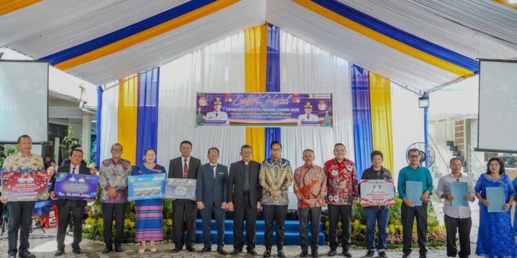 Rico Waas Ajak Jemaat HKBP Sei Agul Bersatu Dalam Semangat “Medan untuk Semua”