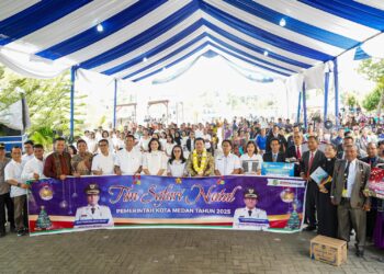 Safari Natal di HKBP Taman Deli Martubung, Pemko Tekankan Kerukunan dan Penguatan Modal Sosial