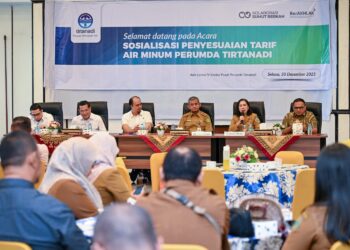 Sosialisasikan Rencana Perubahan Tarif Air, Perumda Tirtanadi Turunkan Harga untuk MBR