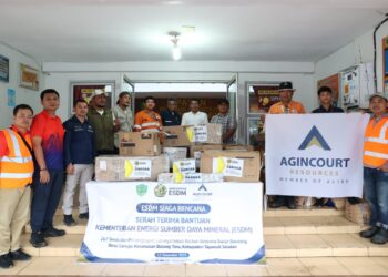 Kementerian ESDM Salurkan Bantuan untuk Korban Bencana melalui Pemkab Tapanuli Selatan dan Agincourt Resources