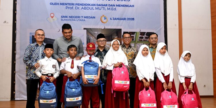 Menteri Dikdasmen Resmikan Revitalisasi Satuan Pendidikan,  Bobby Nasution Umumkan Dimulainya Sekolah Gratis di Nias dan Daerah Terdampak Bencana