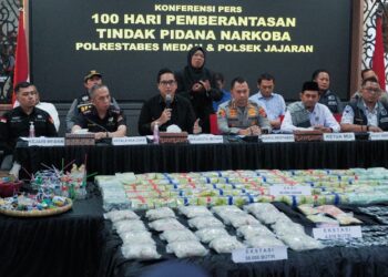 Rico Waas Apresiasi Kinerja Polrestabes Medan, Sinergi Pemberantasan Narkoba Semakin Diperkuat