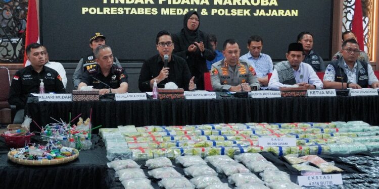 Rico Waas Apresiasi Kinerja Polrestabes Medan, Sinergi Pemberantasan Narkoba Semakin Diperkuat