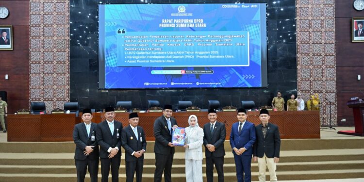 Sampaikan LKPJ 2025 ke DPRD,  Bobby Nasution Paparkan Peningkatan Makro Ekonomi Sumut
