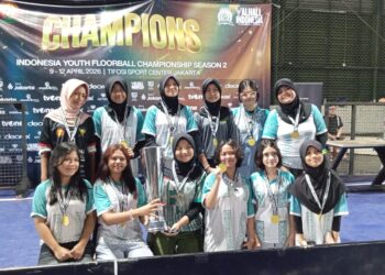 Tim floorball asal Singapura Nightmare curi 1 emas dari 6 kategori yang dipertandingkan. Don Bosco raih dua juara 1.