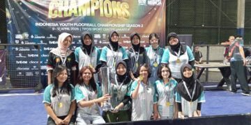 Tim floorball asal Singapura Nightmare curi 1 emas dari 6 kategori yang dipertandingkan. Don Bosco raih dua juara 1.