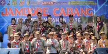 Buka Jambore Cabang Kota Medan 2026, Rico Waas Tekankan Pembentukan Karakter dan Disiplin Generasi Muda Menuju Indonesia Emas 2045