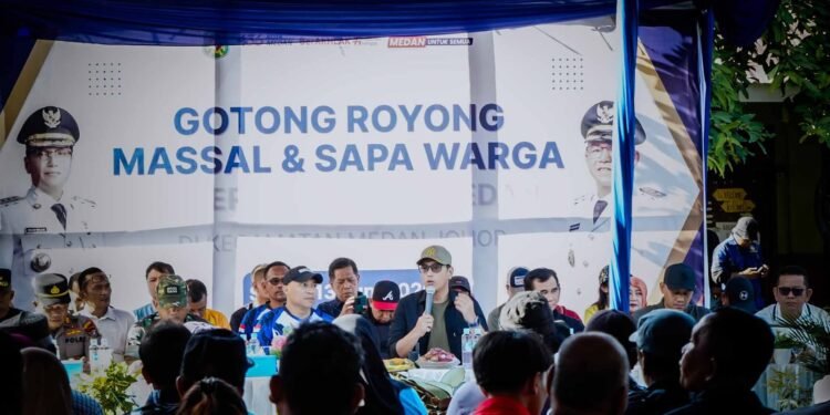 Sapa Warga di Medan Johor, Wali Kota Rico Tri Putra Bayu Waas Serap Aspirasi dan Beri Solusi Konkret