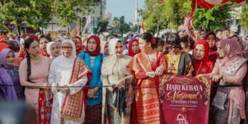 Dihadiri Martinijal Zakiyuddin Harahap, Hari Kebaya Nasional 2026 di Medan Berlangsung Meriah