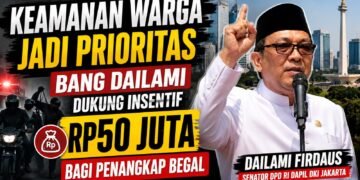 Keamanan Warga Jadi Prioritas, Bang Dailami Dukung Insentif Rp 50 Juta bagi Penangkap Begal